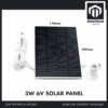 Monocrystalline Cells Solar Panel 5V 6V 3W 6W 10W 15W Mono Solar Energy - 3W 6V SOLAR PANEL