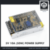 5V 12V 24V Power Supply 5A 10A 15A 20A 25W 50W 75W 120W 240W AC DC Convertor LED Strip Driver - 5V 10A (50W) POWER SUPPLY