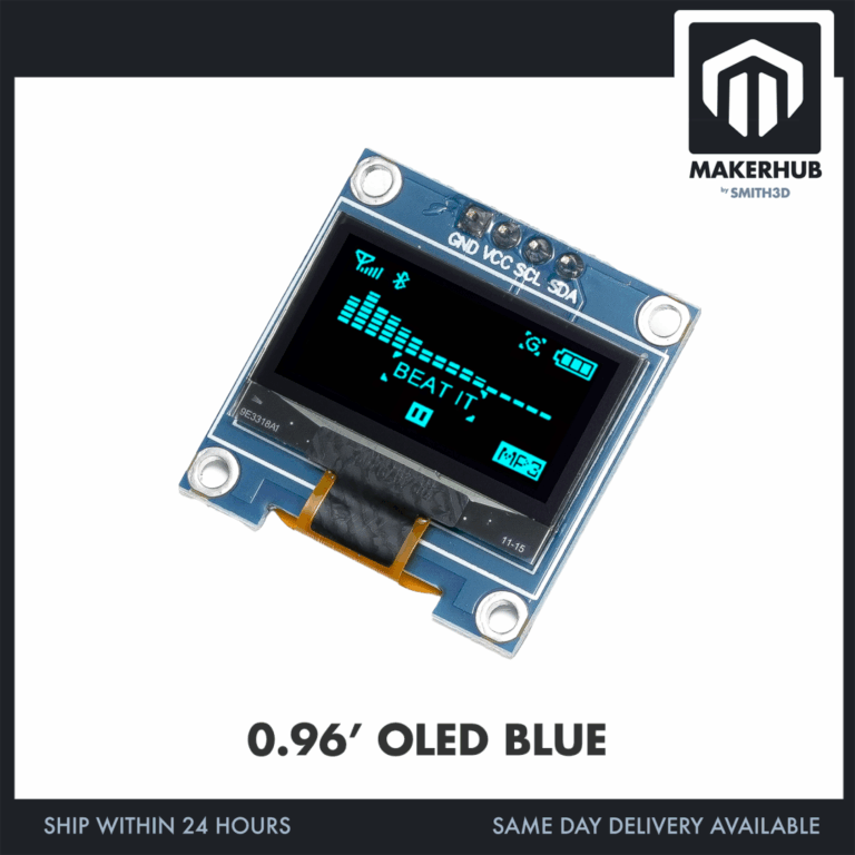 Led Screen Panel Serial 0.96‘ OLED Display Module Blue White Screen I2C IIC Serial 128X64 LCD ...