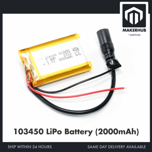 801350 LiPo Battery (550mAh)