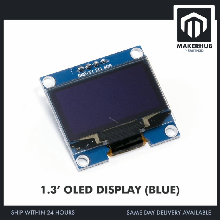 Iot Display Module 1.3′ OLED Display Module 1.3 inch White/ Blue OLED Display IIC I2C ...