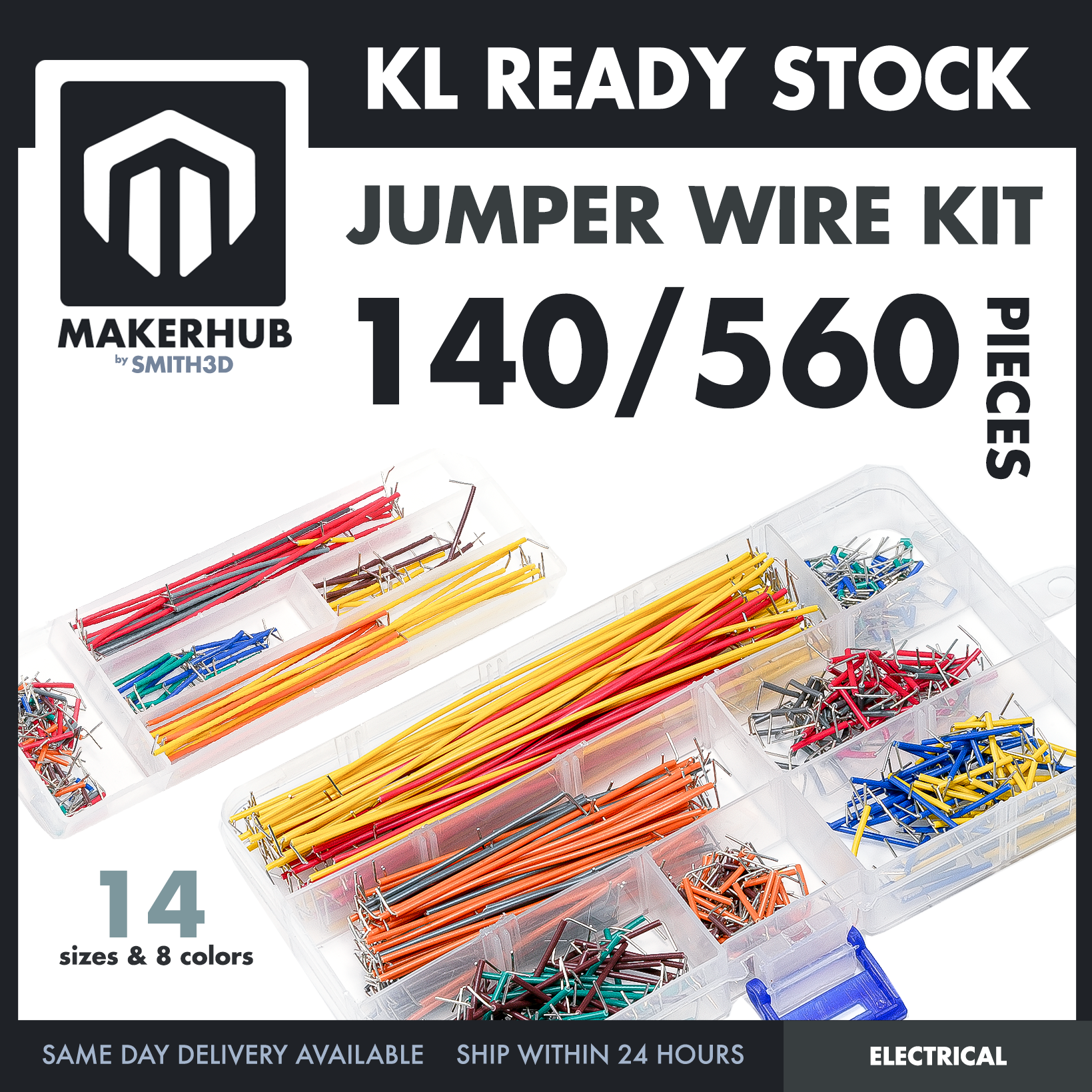 140 PCS JUMPER WIRE KIT