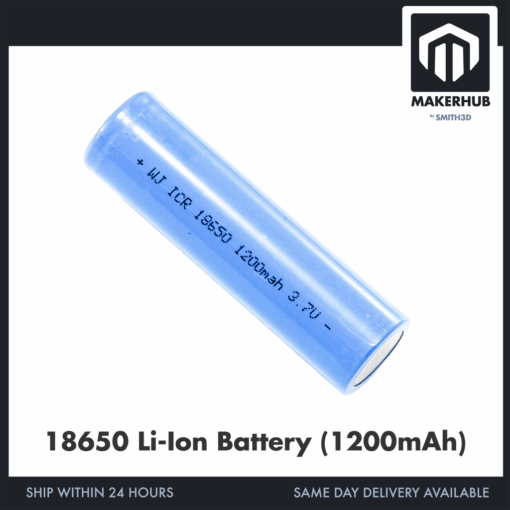 18650 Li-Ion Battery (1200mAh)