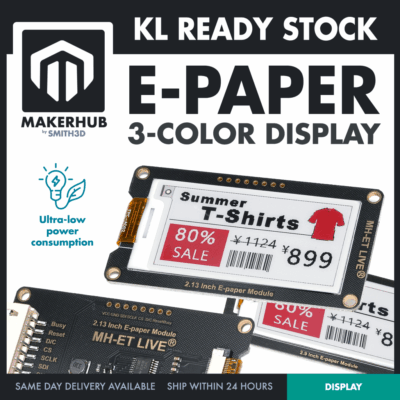 2.9" Tri-Color EPAPER