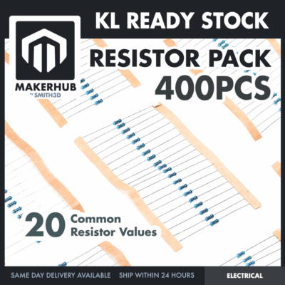400 PCS RESISTOR PACK