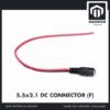 5.5x2.1mm DC Power Male Connector Plug Jack Adapter for Arduino DIY Electronics Projects - 5.5x2.1 DC CONNECTOR (F)