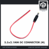 5.5x2.1mm DC Power Male Connector Plug Jack Adapter for Arduino DIY Electronics Projects - 5.5x2.1 DC CONNECTOR (M)
