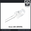 Round Head LED 3mm / 5mm / 8mm - Red/Yellow/Blue/Green/White - 5mm LED (WHITE)