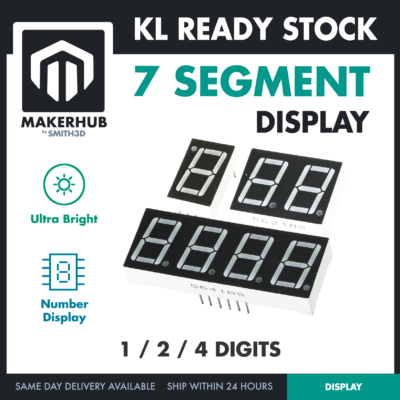 1D 7 SEGMENT DISPLAY