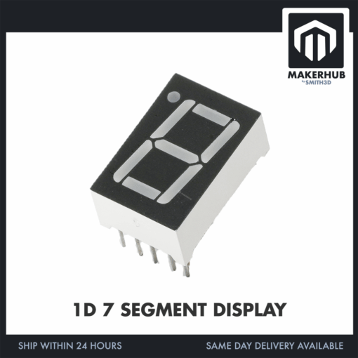 1D 7 SEGMENT DISPLAY