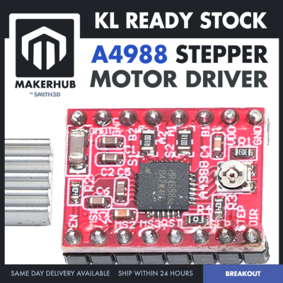 A4988 STEPPER MOTOR DRIVER 35V 2A MICROSTEPPING MODULE FOR CNC 3D PRINTER ARDUINO