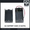AA Battery Holder with Cover On/Off Switch 2/3/4 Slots Battery AA Holder Red/Black Wire - AA BATTERY CASE (2S)
