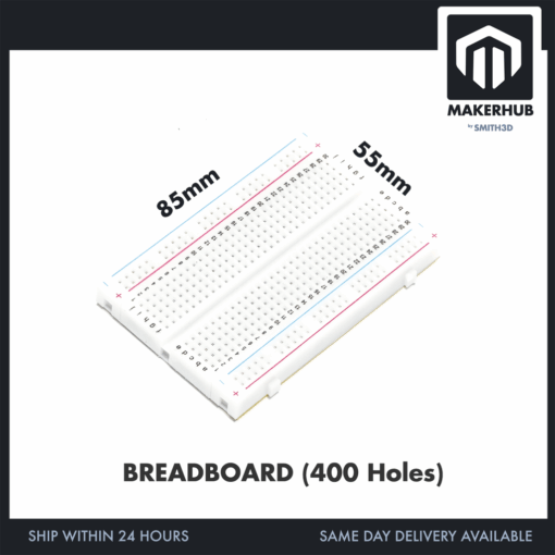 MINI BREADBOARD 170 HOLES (WHITE)