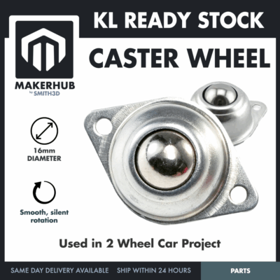 16MM METAL CASTER WHEEL