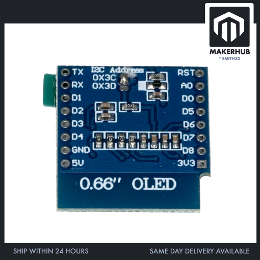 D1 MINI 0.66' OLED SHIELD