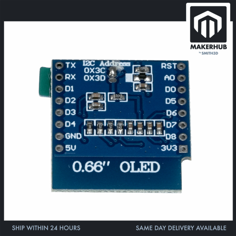 0.66′ OLED Display Shield for WeMos D1 Mini 64 x 48 I2C OLED Screen ...