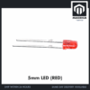Round Head LED 3mm / 5mm / 8mm - Red/Yellow/Blue/Green/White - 3mm RED