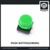 Push Button with Cap Tactile Switch with Round Hat 12mm x 12mm x 7.3mm - PUSH BUTTON(GREEN)