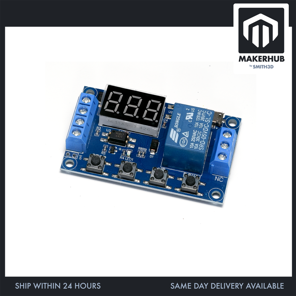 thumbnail image 2 of AC 110V-220V Multifunction Digital Cycle Timer Relay Module - Delay Time Switch 2 of 6