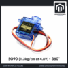 SG90 MG90 Tower Pro Micro Servo Motor 9g 180 360 Servo Motor for Arduino Robotic - SG90- 360°