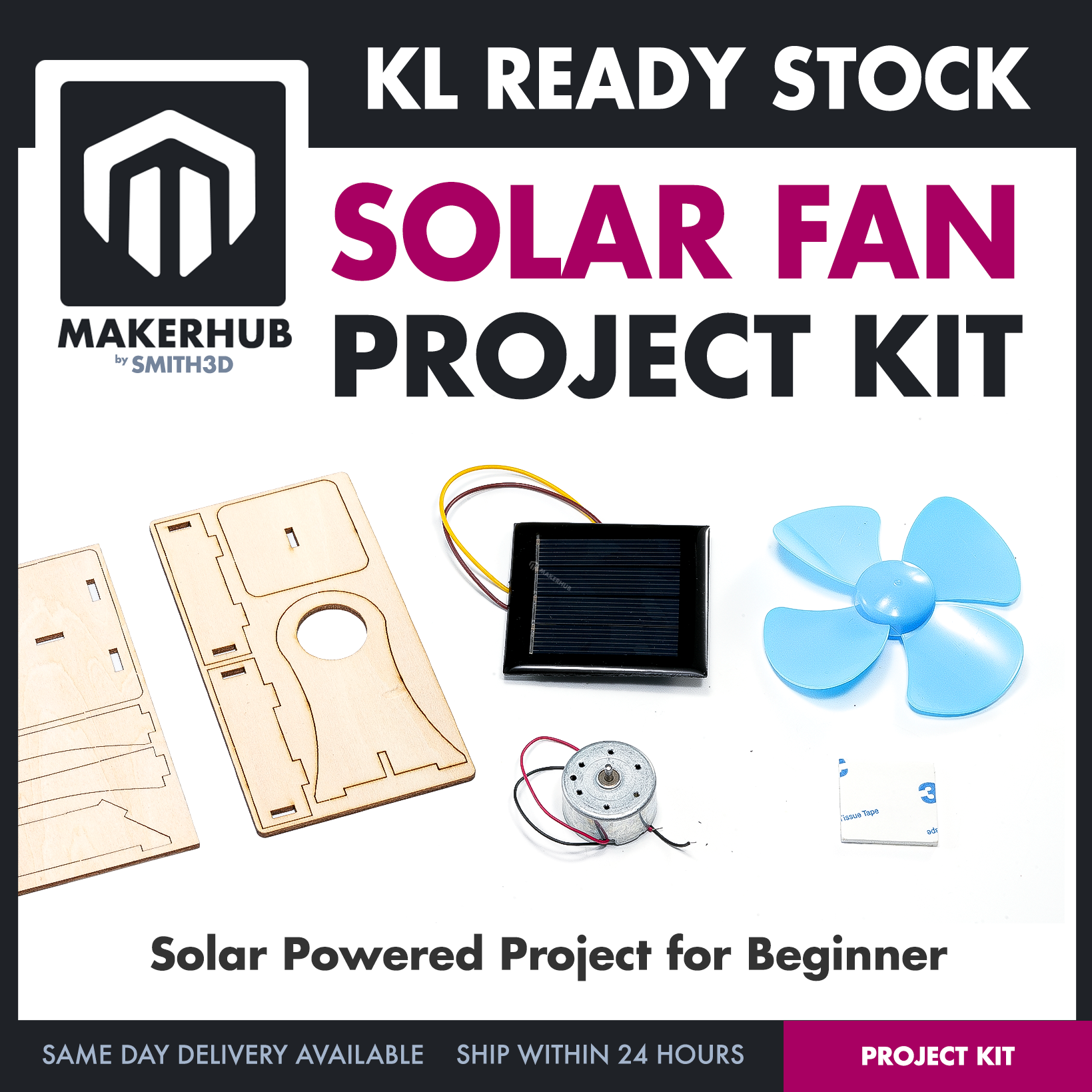 DIY SOLAR FAN KIT