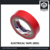 Electrical Insulation Tape 18mm x 10m PVC Color Coded Marking Red White Blue Yellow Green Black - ELECTRICAL TAPE (RED)