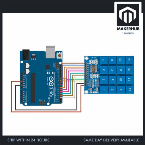 16 KEY CAP. BUTTON MODULE