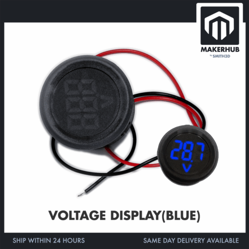 Voltage Display Panel Meter Digital LED Screen Green Red Blue Color ...