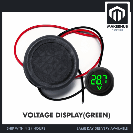 Volt Display Module Voltage Display Panel Meter Digital LED Screen Green Red Blue Color ...